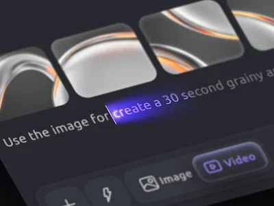 AI Generator ai ai generator chat bot component dark image generator switch button toggle button typing video generator