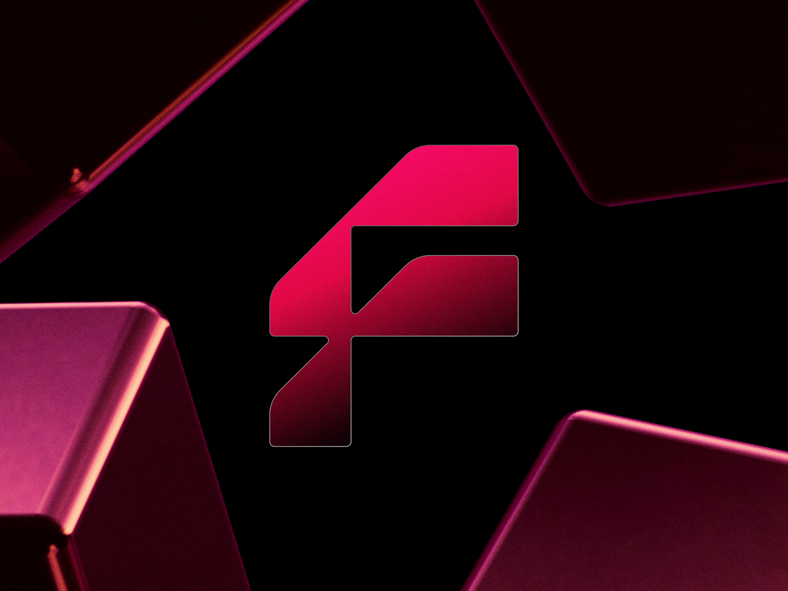 Flow AI - AI Workflow Logo Design abstract f ai logo automation branding cutting edge digital flow flow ai future tech. geometric design grid system intelligent design minimalist logo modern ui product design red gradient saas identity tech aesthetic tech branding vector art visual identity workflow automation