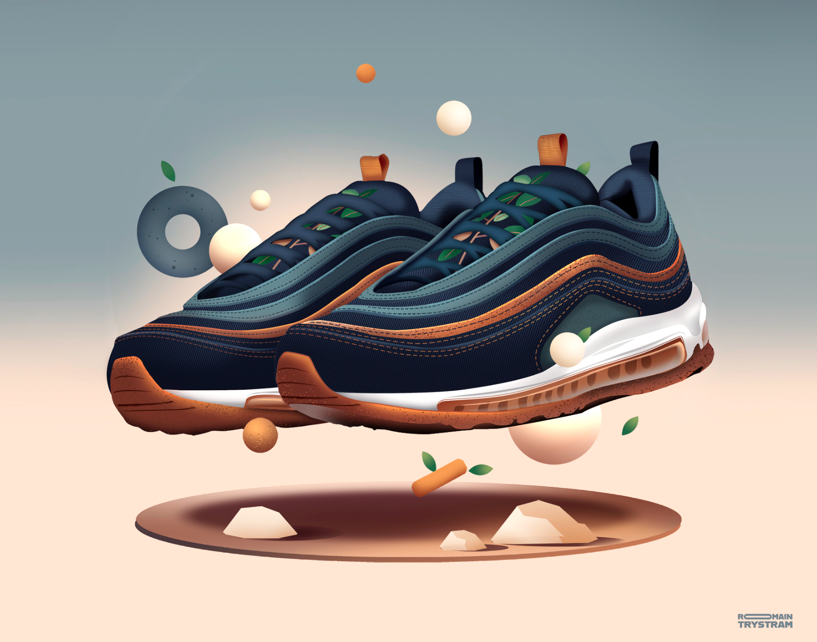 Air Max🌱 air airmax camino culture design eco fashionillustration illustration max nature productdesign sneakers streetwear wear