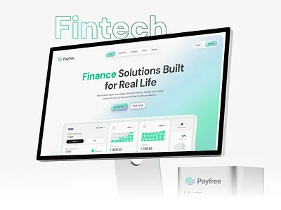 Fintech Website I Finance banking design figma finance financial website fintech fintech website landing ui ux web