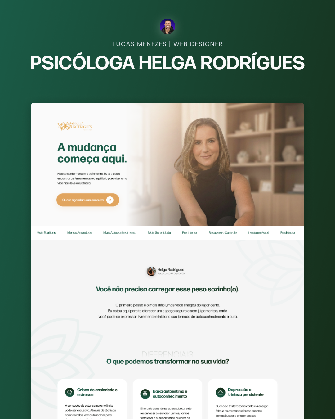 Website Design for a Psychologist ai branding design figma health landing page mental health modern page psychologist psychology ui ui design web design web development website website design