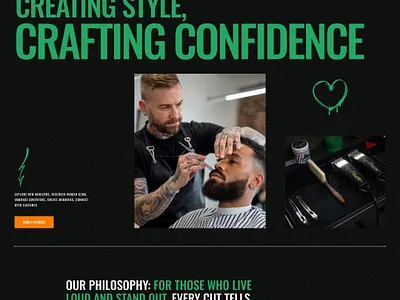 Heads - Barbershop & Hair Salon WordPress Theme blog business design illustration ui web design webdesign wordpress wordpress theme wordpress themes
