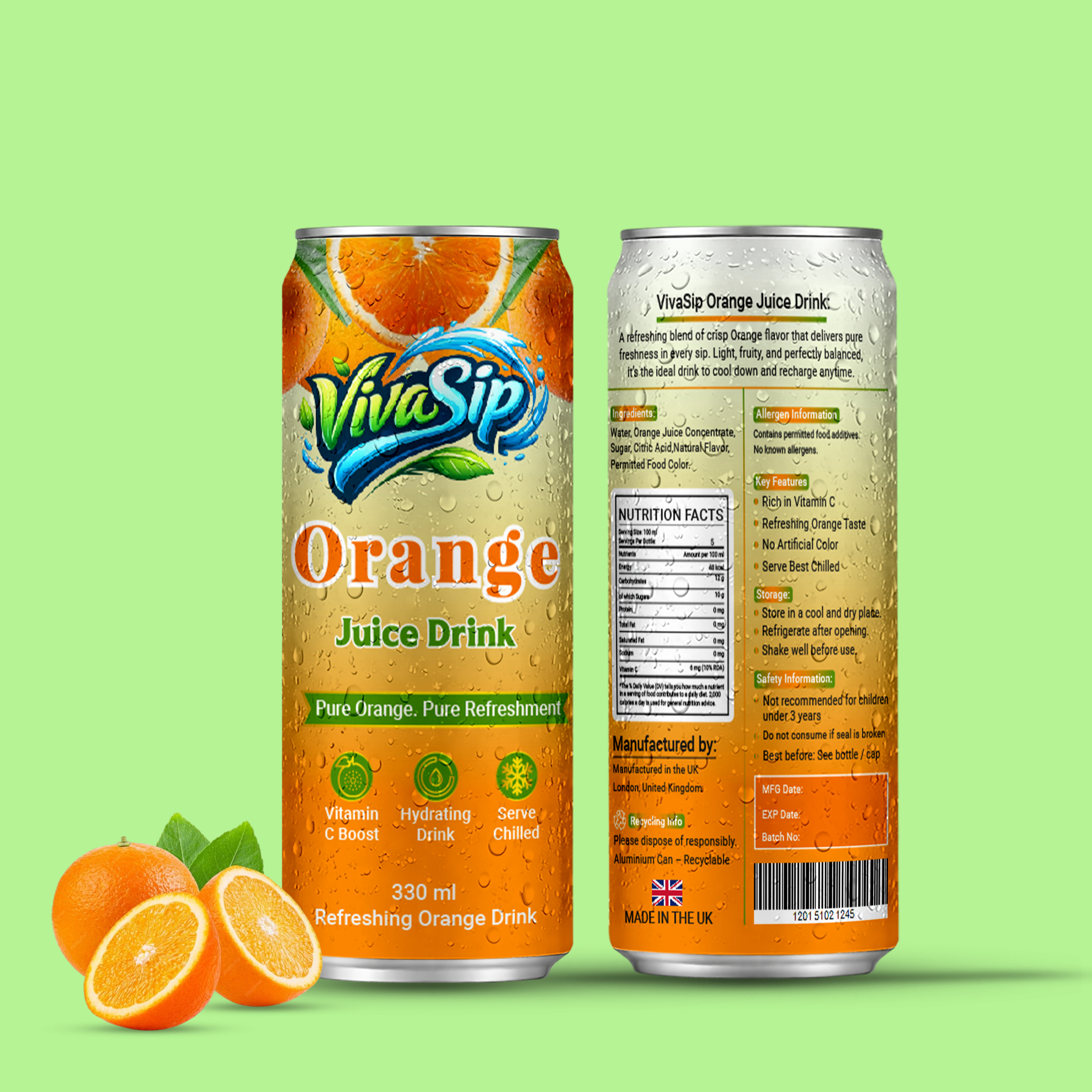 Example of Fruit Juice Packaging & Label Design