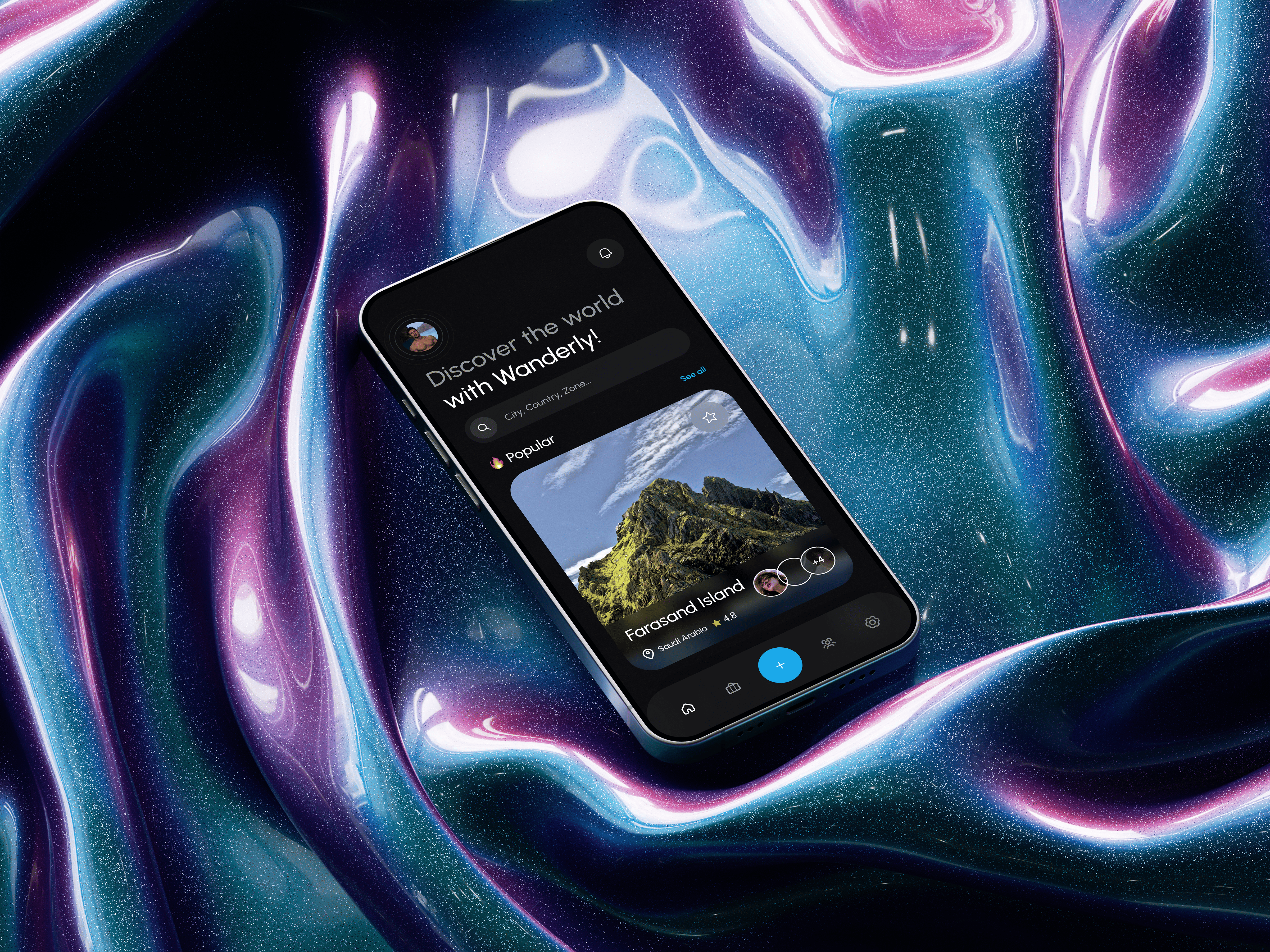 Discovery Feed Mockup graphic design