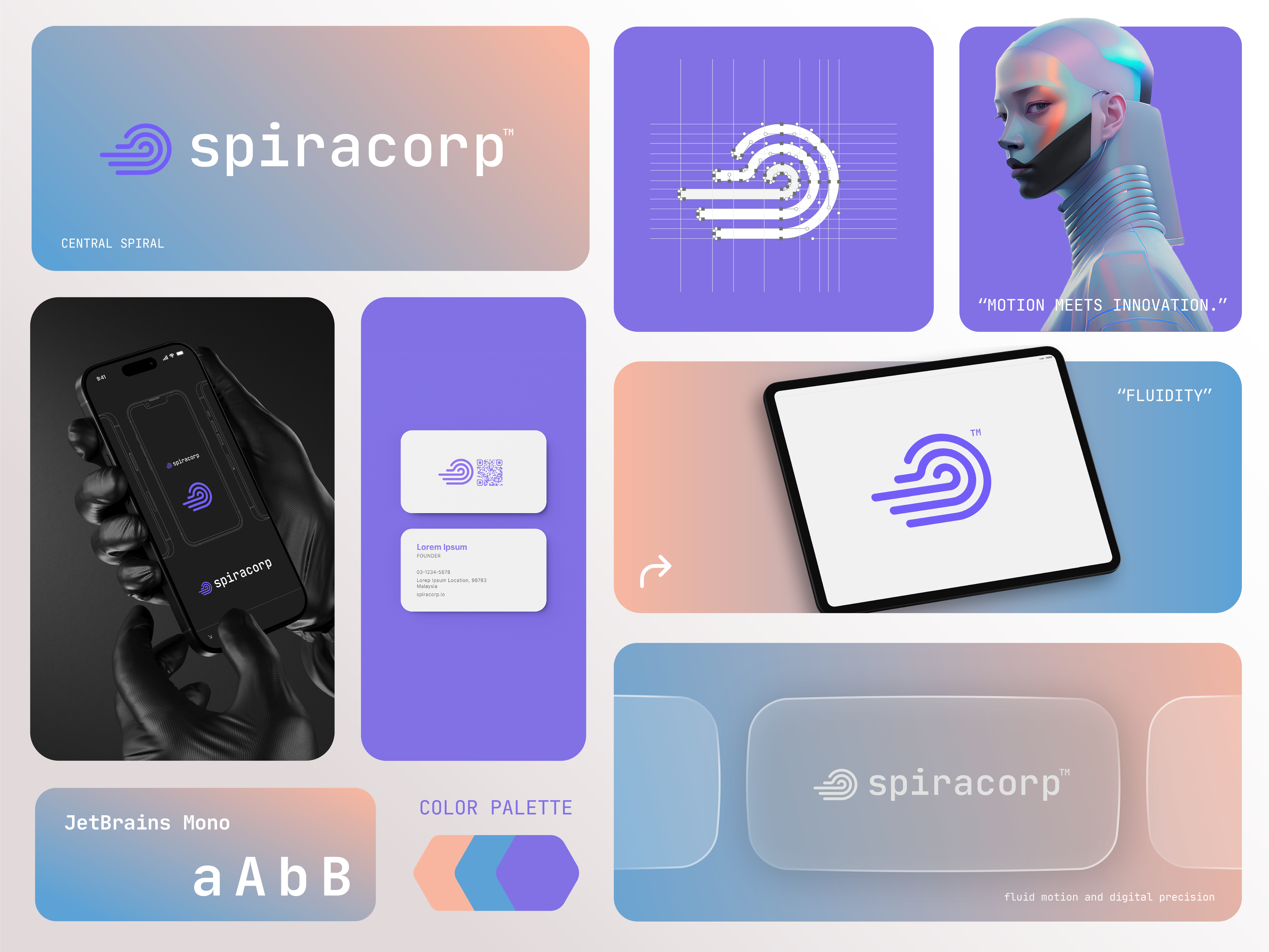Example of Spiracorp Bento Visual Identity