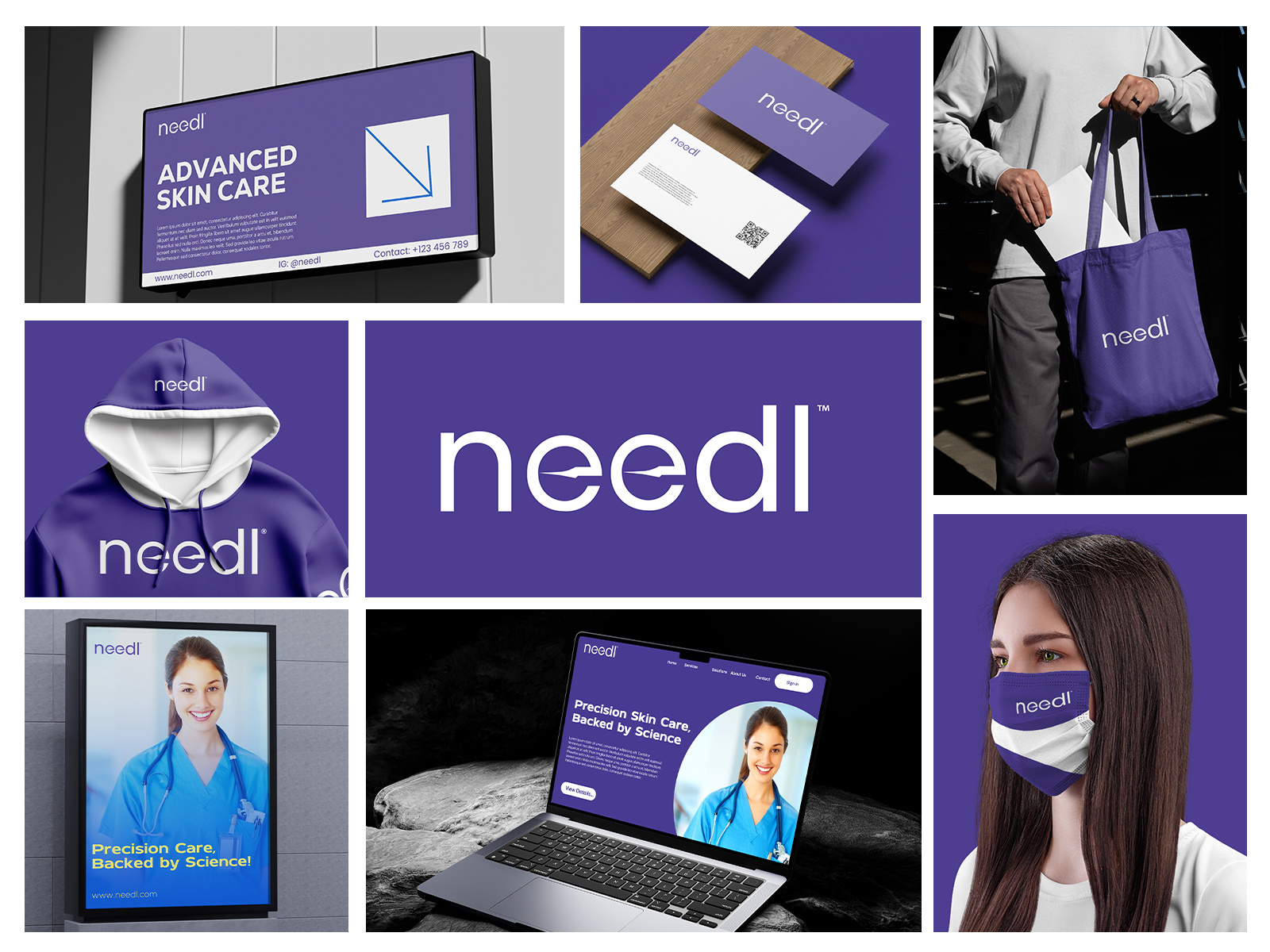 NEEDL — Precision Skincare Logo Design aestheticbranding brandidentity brandingdesign clinicaldesign cosmeticbranding dermatolog designinspiration dribbble healthcarebranding logodesign logoinspiration minimalbranding modernlogo premiumlogo skincarebrand typographydesign wordmarklogo