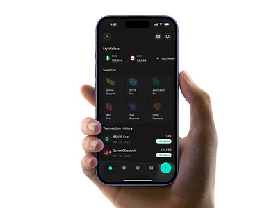 Home Page - Dark Mode design fintech ui ui design ux ux design