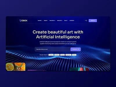 AI Image generator saas website Montr AI
