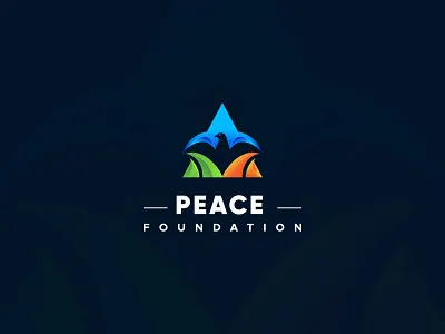 Modern Peace Logo | Modern Dove Logo | Pyramid Logo abastact brand design brand identity branding logo consulting logo creative logo digital art dove logo foundation logo logo logo design logo trend modern dove logo modern logo modern logo designer modern peace logo modern pyramid logo peace logo professional logo design pyramid logo