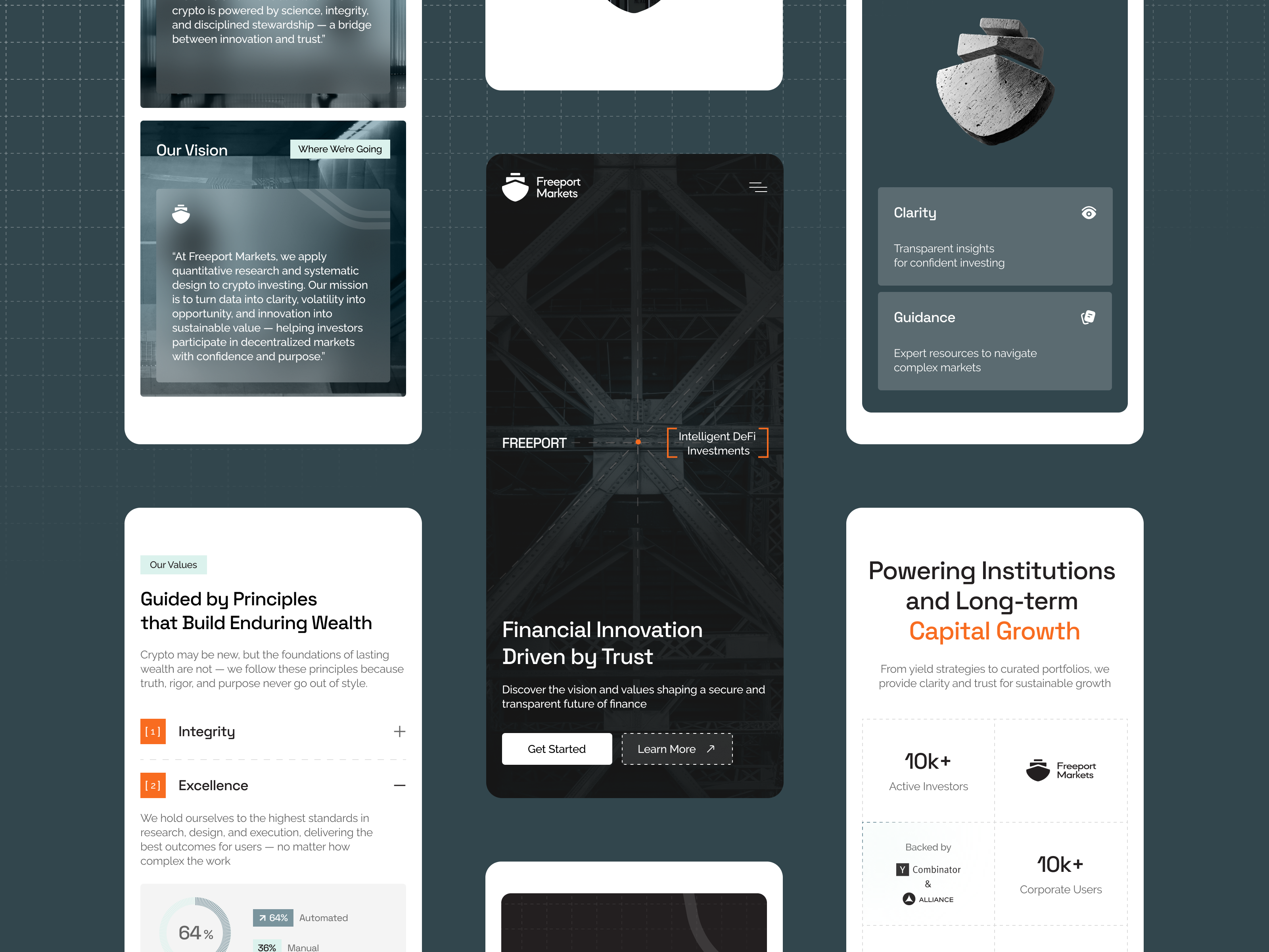 Freeport - DeFi Platform Webiste Design crypto dashboard crypto landing page crypto wallet landing page crypto wallet website crypto website cryptocurrency landing page cryptocurrency website defi landing page defi platform defi website investment landing page investment platform investment website saas dashboard saas landing page saas platform landing page saas platform website saas website web3 landing page web3 website