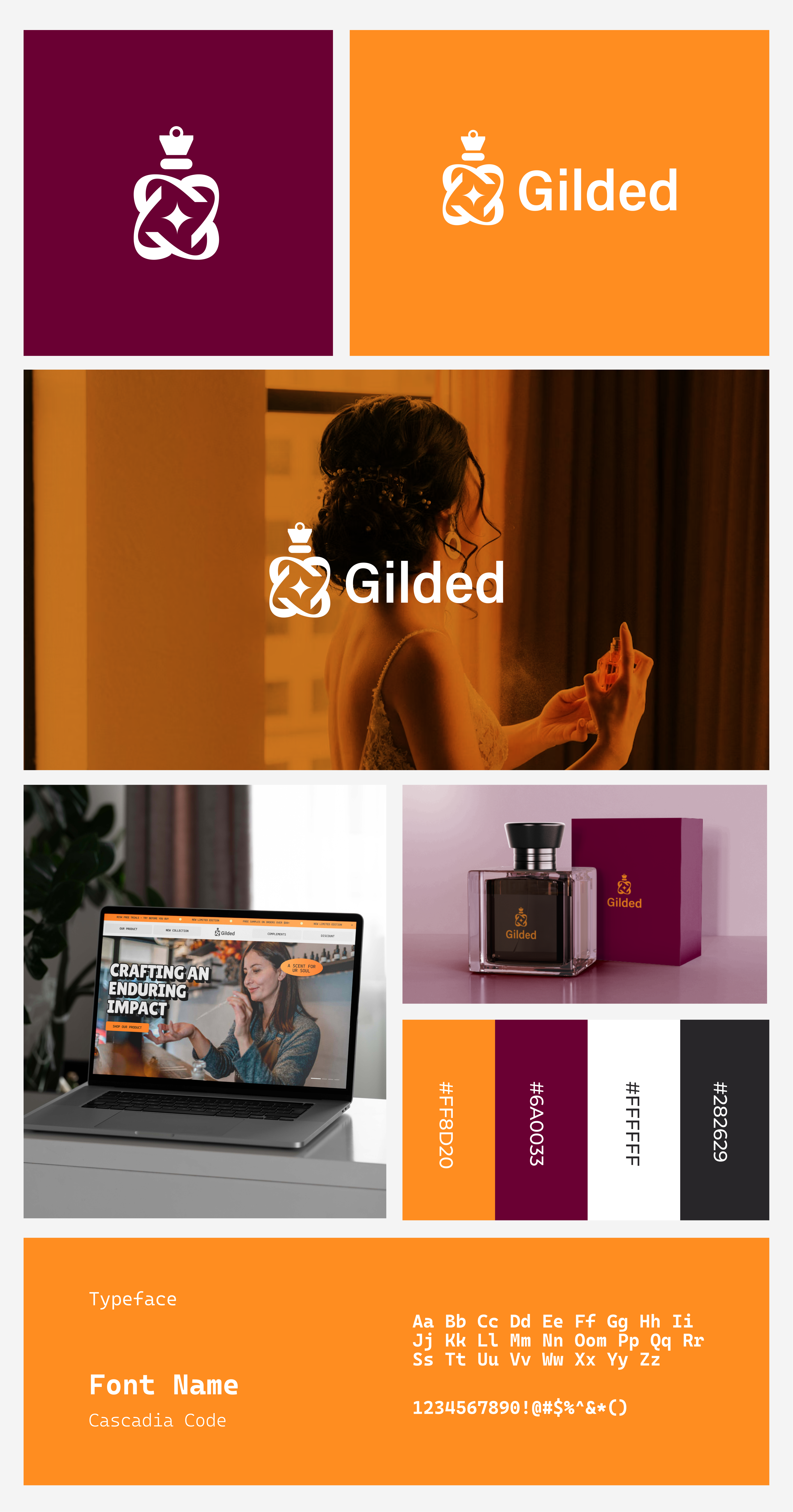 Example of Luxury Perfume Fragrance Logo Design