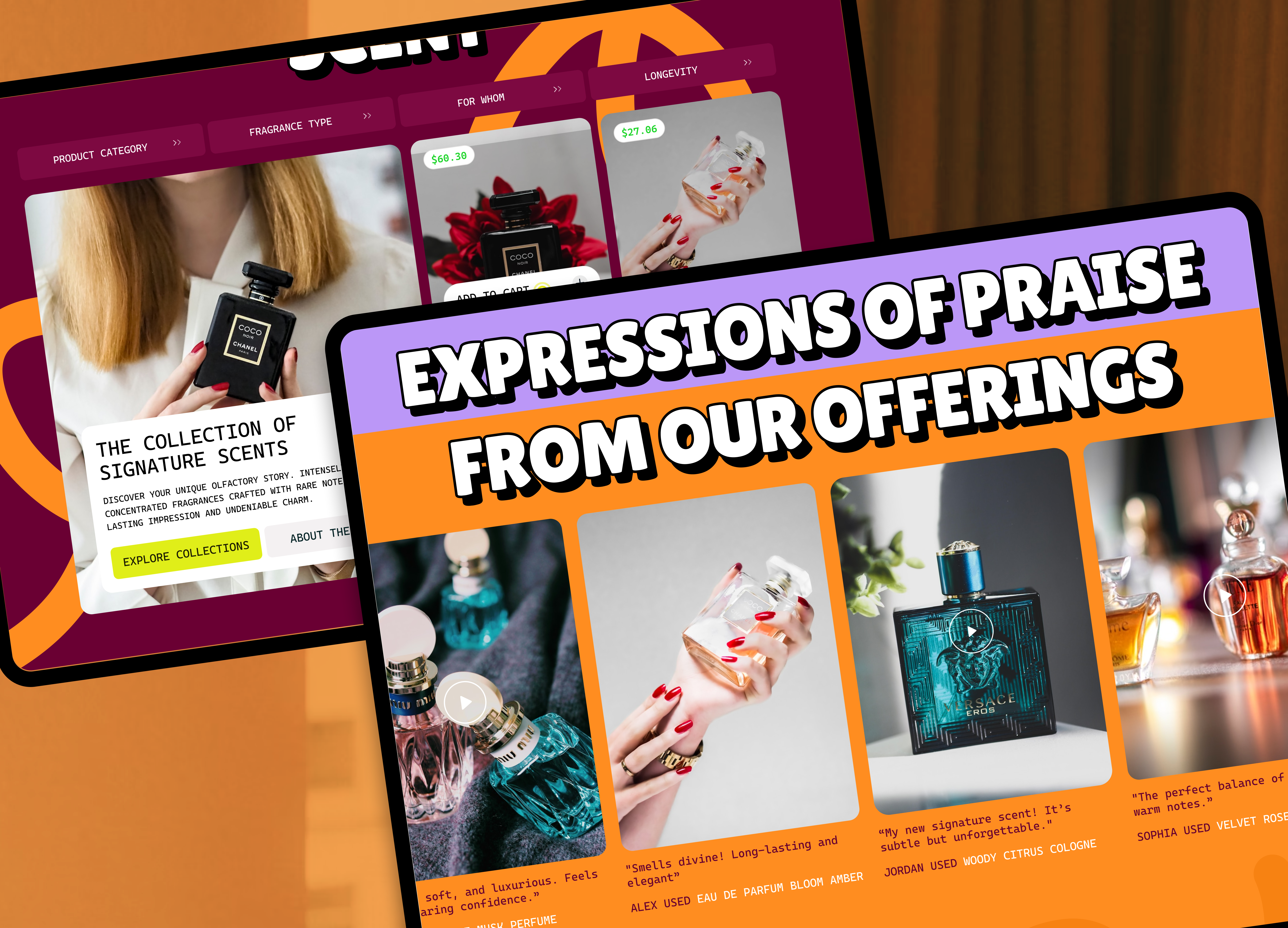 Example of Luxury Perfume Fragrance Logo Design