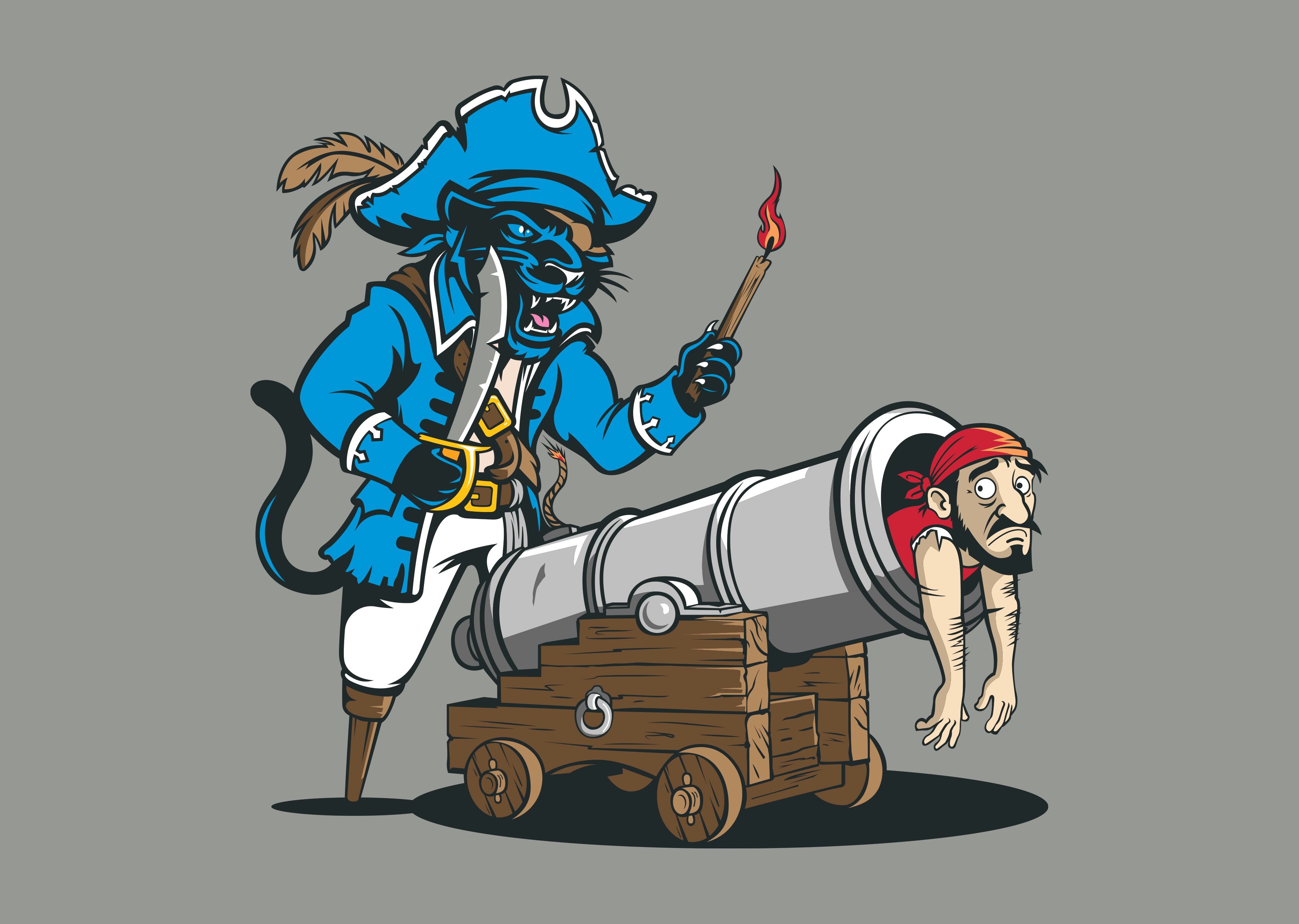 2025 Carolina Panthers Illustrations - Tampa Bay Buccaneers