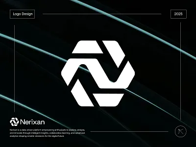 Nerixan - Logo Design ai logo brand identity branding geometric identity logo logo design logo designer logodesign logos logotype logotype design n logo tech tech cpmpany tech logo technology typography vector visual identity
