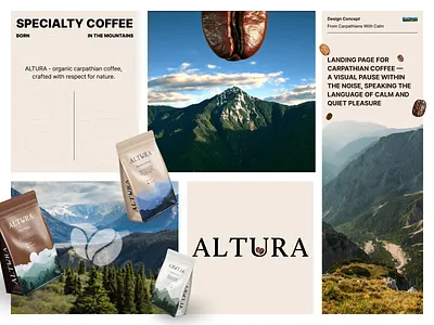 Website for Coffee Producer From the Carpathians animation branding landingpage logo ui website