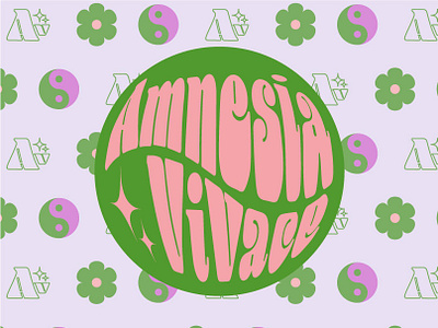 Amnesia Vivace - Fashion brand branding 60s 70s 90s branding colorful design fashion graphic design illustration illustrator instagram logo logo design retro slow fashion social media social media template thank you card vector vintage