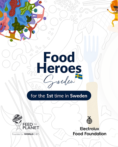 Food Heroes Sweden graphic design