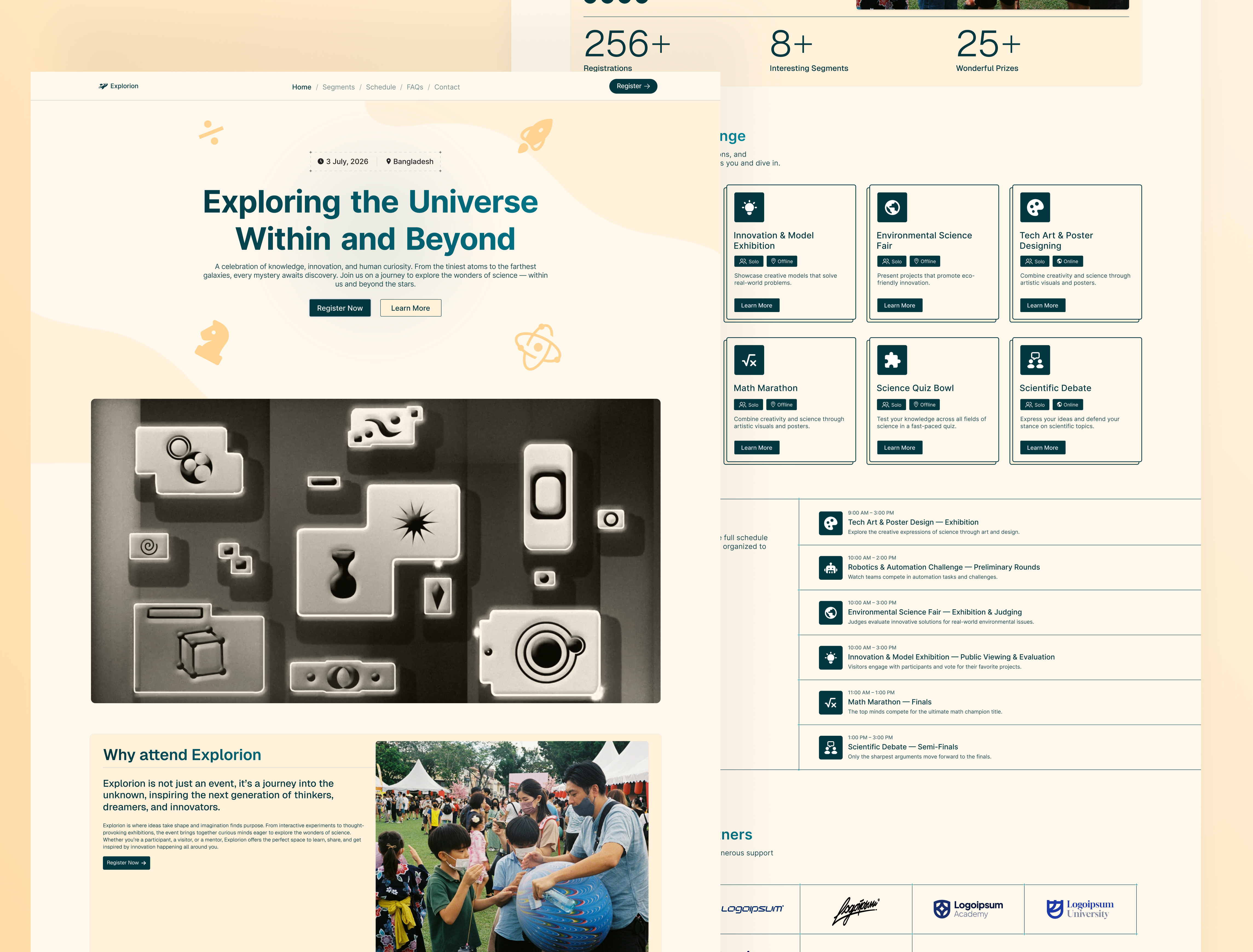 Event Website branding design event event management graphic design ui vector web design website