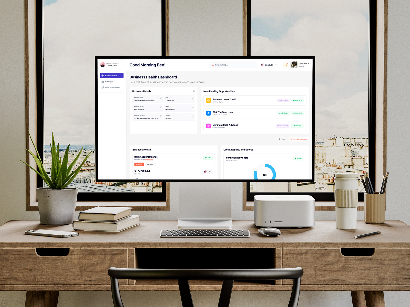 Interactive Business Dashboard – Figma Design branding dashboard design figma graphic design illustration interactive design landing page ui ui ux user experience web design website