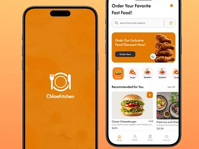 Food Delivery App app design ui ux