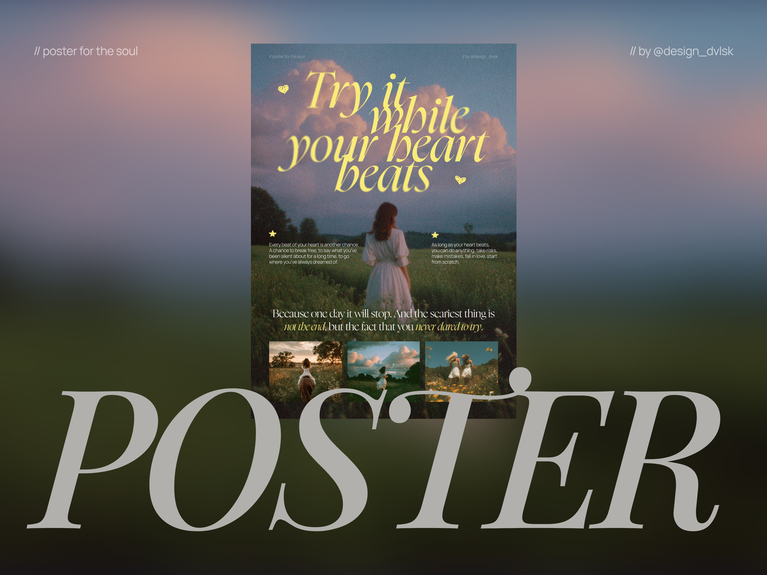 Poster Design design graphic design ui