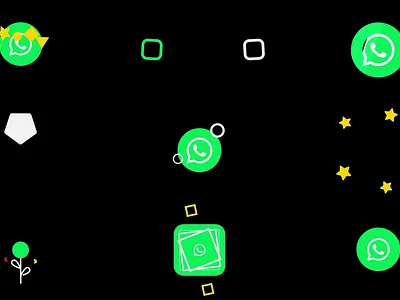 WhatsApp Logo Animation Lottie animation app design branding chat communication digital green identity interface intro kinetic logo lottie messenger motion graphics reveal sakuga social media tech whatsapp