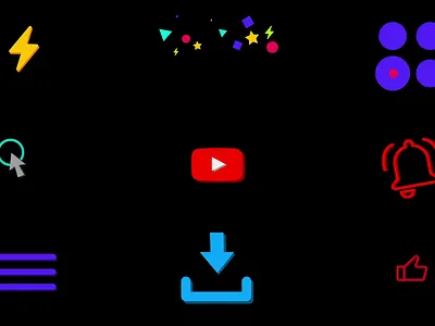 UI Icons and Symbols Lottie arrow buttons checkmark cross digital exit gear home interface loading menu minus navigation plus search settings star symbols tech ui elements