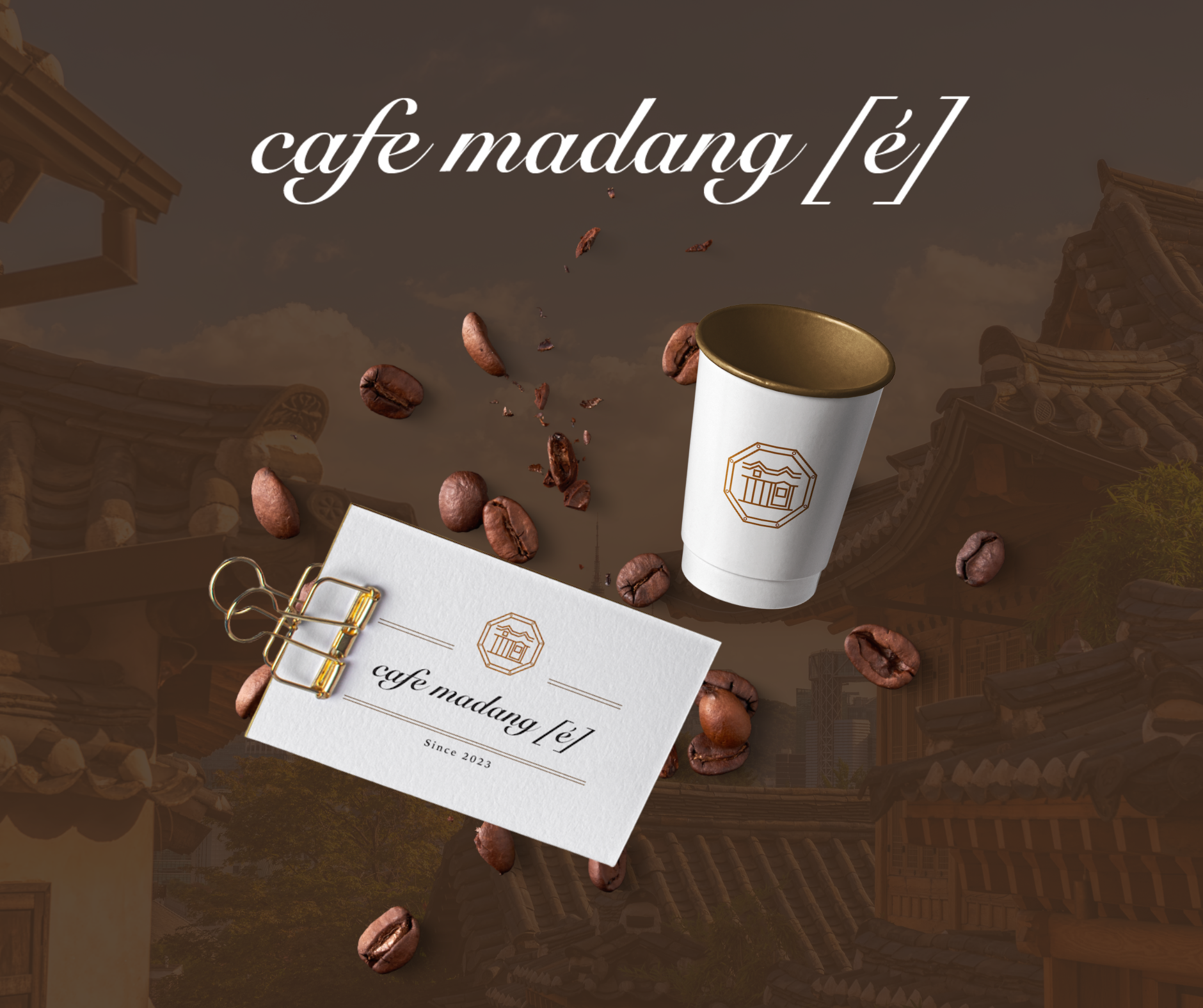 Cafe madangé branding graphic design logo