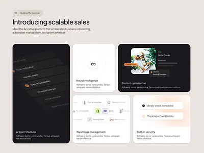 Bento Grid bentos landing page modern ui