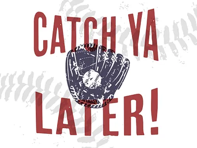 Home Decor Illustration - Baseball graphic design illustation print product design
