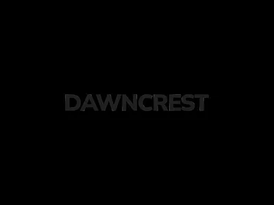 Dawncrest - Dark logo design brand branding design graphic design icon illustration logo typography vector
