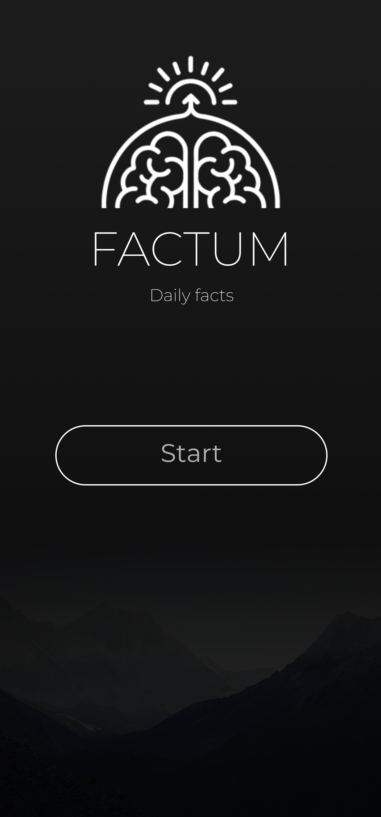 Factum App - Daily Facts UI