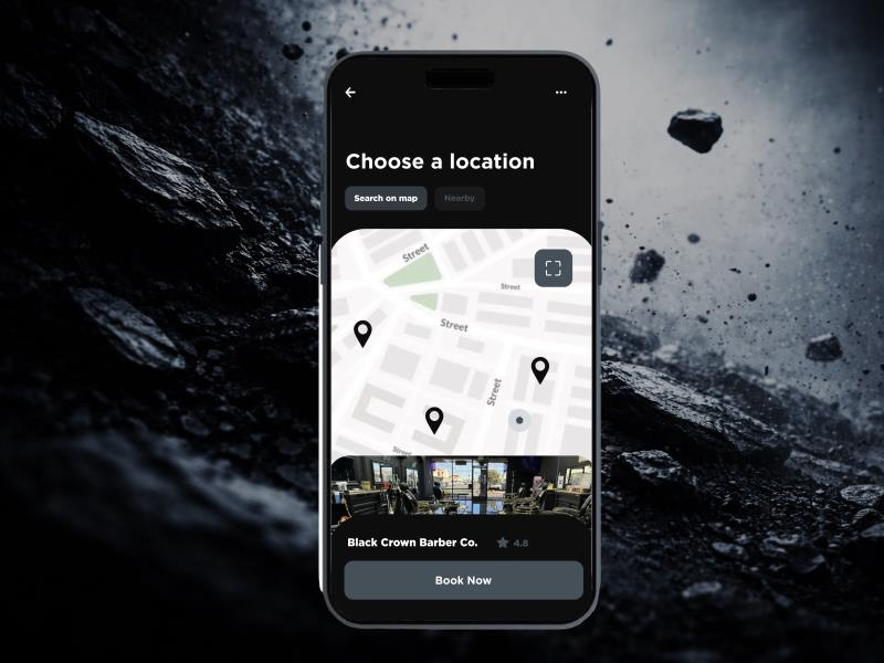 Barbershop App Onboarding Video after effects animation app app promo app video barbershop app lottie minimal mobile app design motion graphics onbarding onboarding onboarding app video onboarding promo video onboarding video product design promo video saas ui animation ux design