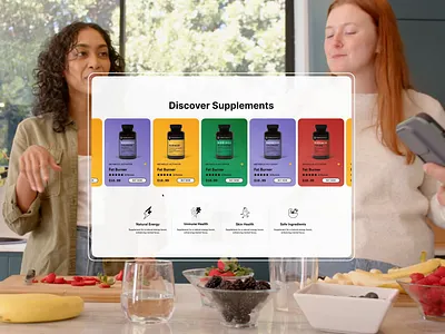 Health Supplement Web Design & Development in ecommerce adult cafe design ecommerce fitness food health juice kids landing page restuarant shopify supplement web design woocommerce