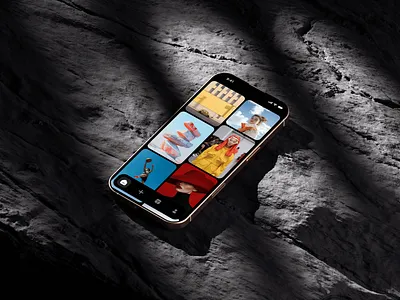 Gallery Screen graphic design