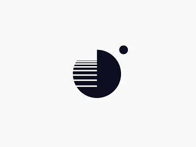 Globetron earth globe logo retro simple tech