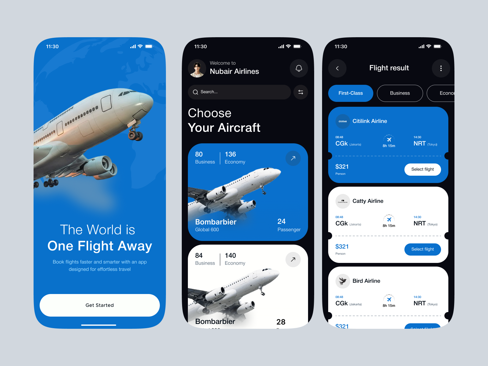 Flight Booking Mobile App airline app app booking app design flight booking flight search ios app design minimal ui mobile app design ticket booking travel travel app travel ui