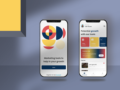 Marketing Growth App Design 💼