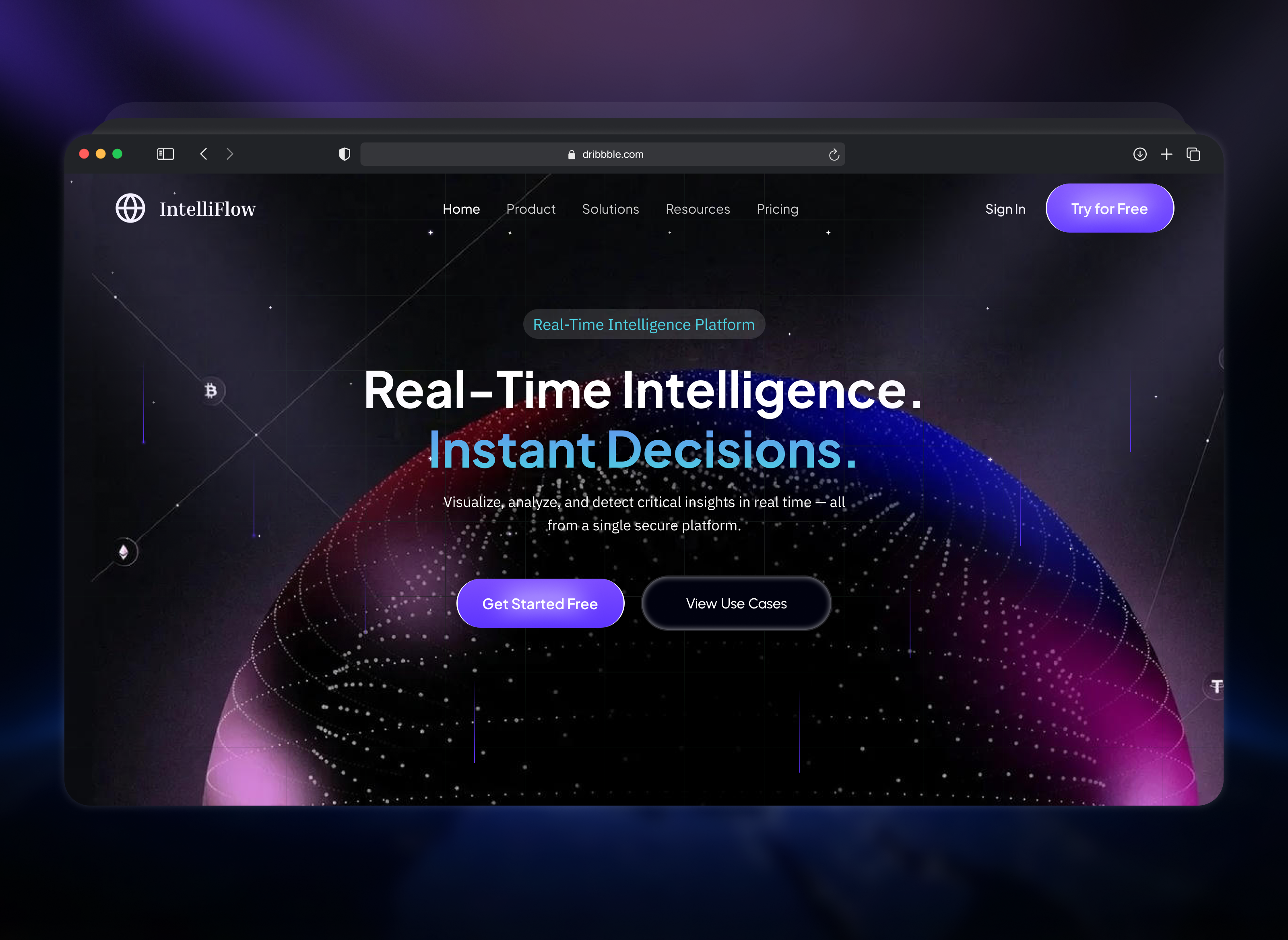 Example of Landing Page & Website UI Design