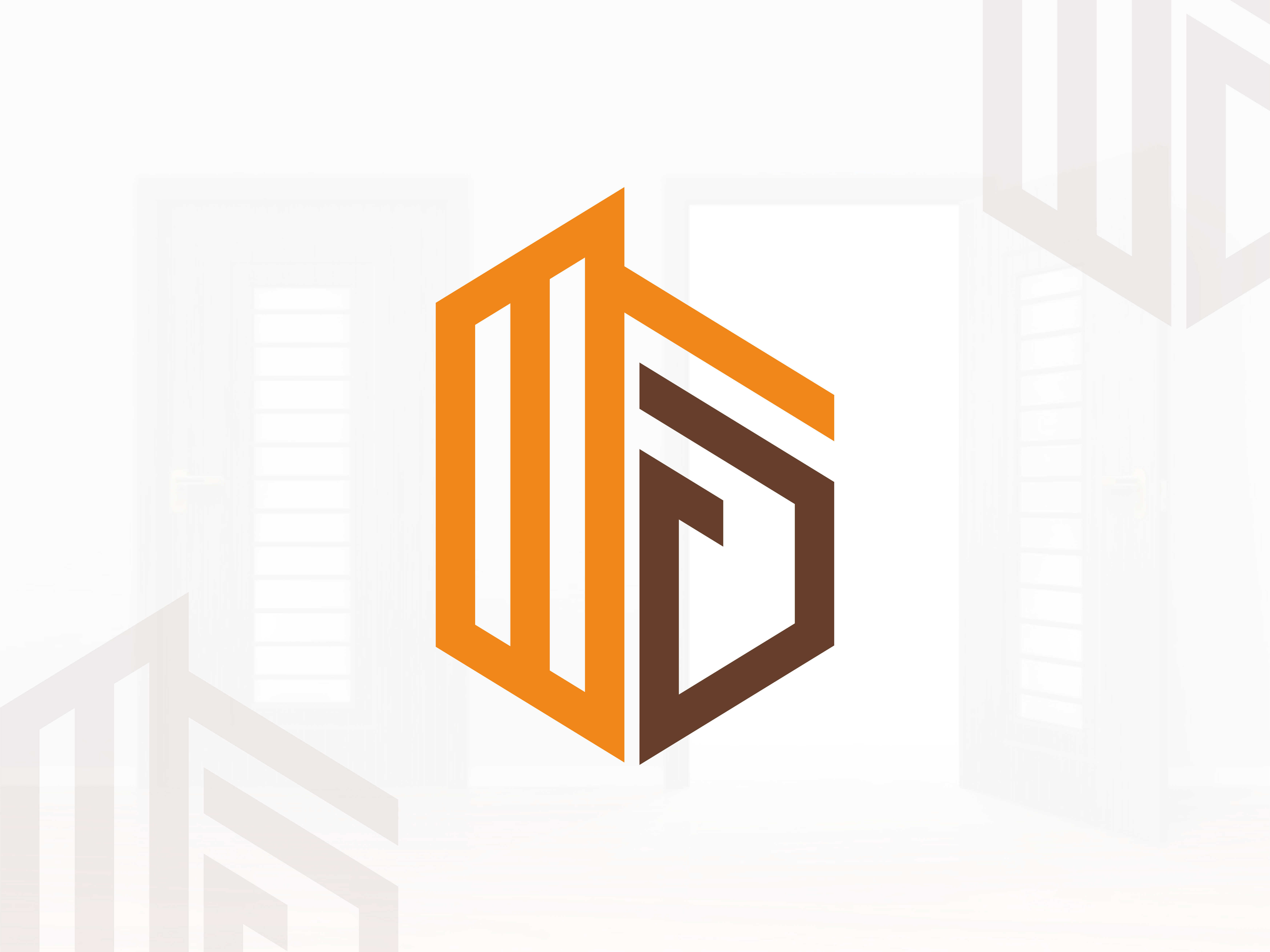MD Letter Logo — Doors & Architectural Identity architecturallogo architecture constructionlogo doors dribbble letterlogo logodesign md letter minimaldesign modernlogo monogramlogo realestatelogo