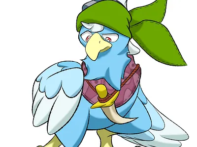 Klaw in Chocobo Thief outfit bird