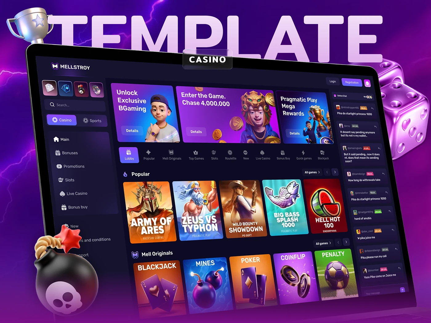 Casino Interface UI Design app design betting casino betting casino dashboard casino game casino home page casino interface design digital interface gambling gambling website game interface interface interface design ui inspiration uiux user interface ux design web design web interface