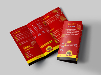 Sub Club Food Menu Design brochure brochuredesign fastfood flyerdesign foodmenu logo marketmenu menu menudesign menudesogn restaurantmenu sandwich storebrochure storemenu