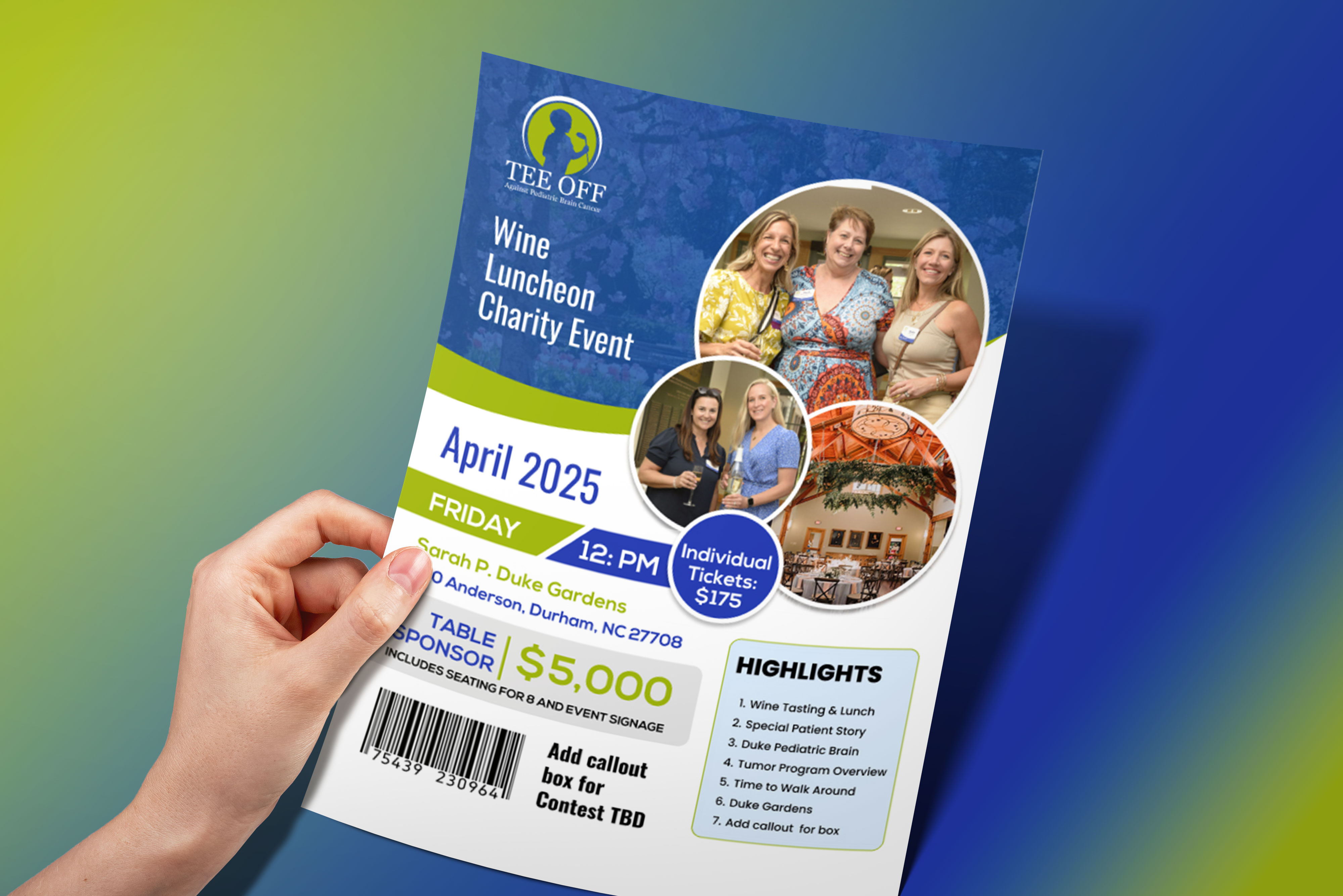 Tee Off – Wine Luncheon Charity Event | Flyer Design behance branding charityevent design dribbble dribbbledesign eventflyer flyerdesign fundraisingevent graphic design graphicdesign illustration luxurydesign moderndesign printdesign wineluncheon