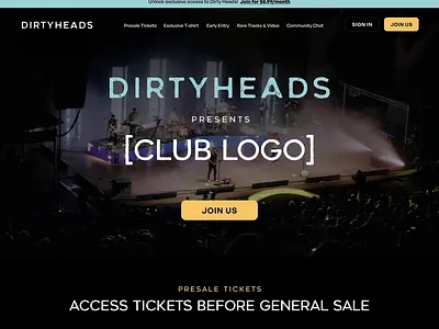 Music Event Landing Page design dribbble shot graphic design landing page design landingpage lead generation music event music event landing page ui ux