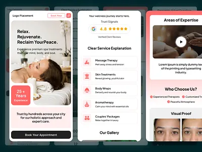 Yoga On The Go — Mobile App UI Design calm design clean ui fitness app health app meditation app mindfulness minimal design mobile app design mobile ui modern ui responsive design ui ux wellness app yoga app
