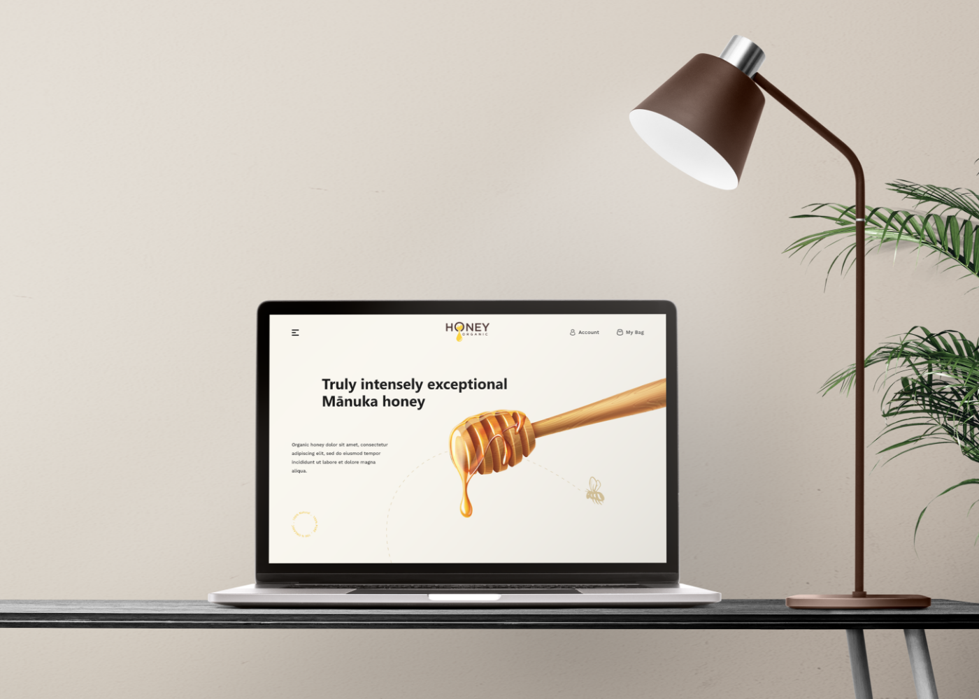 Organic Honey site by Akshay M on Dribbble