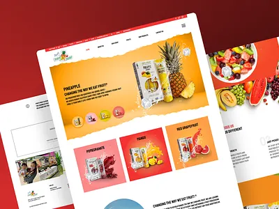 Fruit Up – Fresh Fruit Beverage Website UI beverage branding clean design colorful design design inspiration digital experience dribbble ecommerce food website fresh fruit fruit brand healthy lifestyle modern ui natural products nutrition product showcase responsive design ui design ux design web design