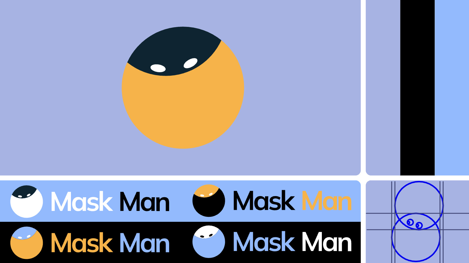 Mask Man mascot logo
