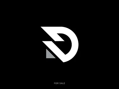 Aggressive Letter D Monogram Logo d d letter d logo d monogram letter d logo logo d monogram monogram logo